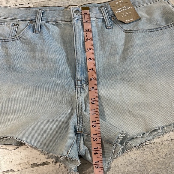 Madewell Relaxed Denim Shorts Size 32. NWT - Picture 11 of 13